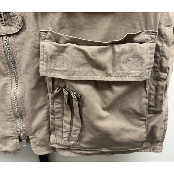 Humvee Size XL Outdoor Shooting Fishing Vest Many Pockets Front Zipper Closure - Picture 5 of 10